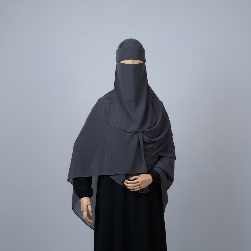 Set Maxi Hijab+Niqab Ghā'im