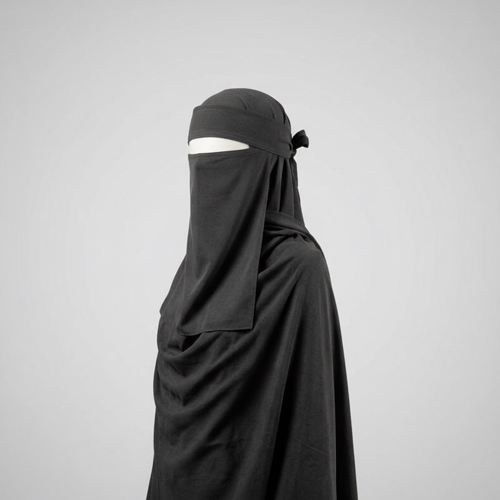 Set Maxi Hijab+Niqab Ghā'im