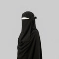 Set Maxi Hijab+Niqab Aswad